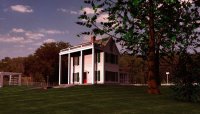 Simulated light and landscape