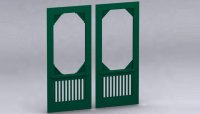 Historic Galveston Residence Screen Doors